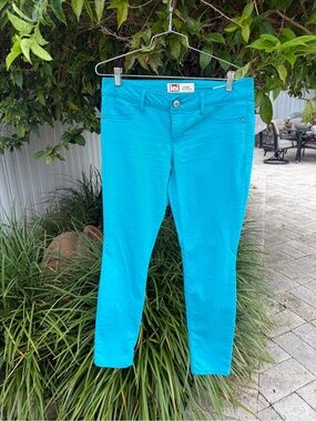 lei Bright Turquoise Skinny Jeans